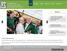 Tablet Screenshot of die-sebastianer.de